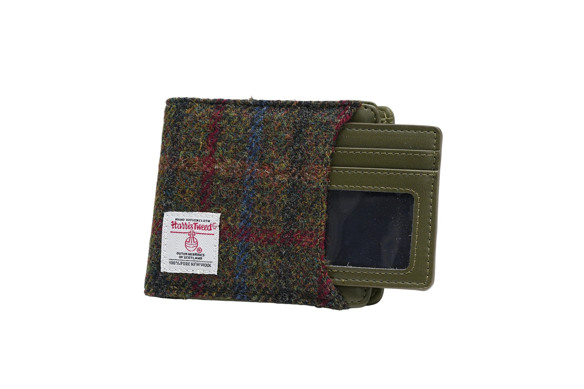 Raebury Harris Tweed Bifold Wallet With ID Holder