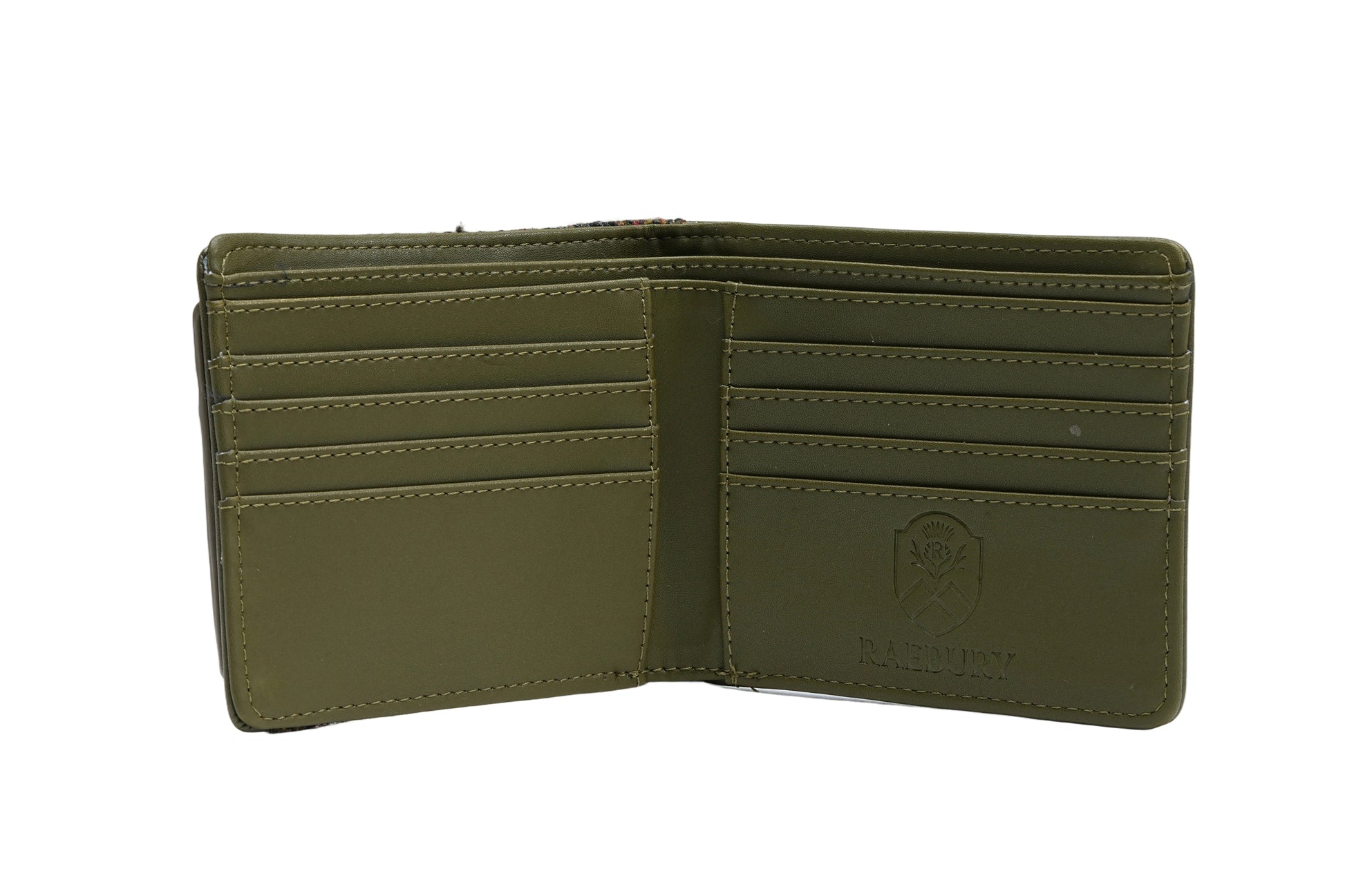 Raebury Harris Tweed Bifold Wallet With ID Holder