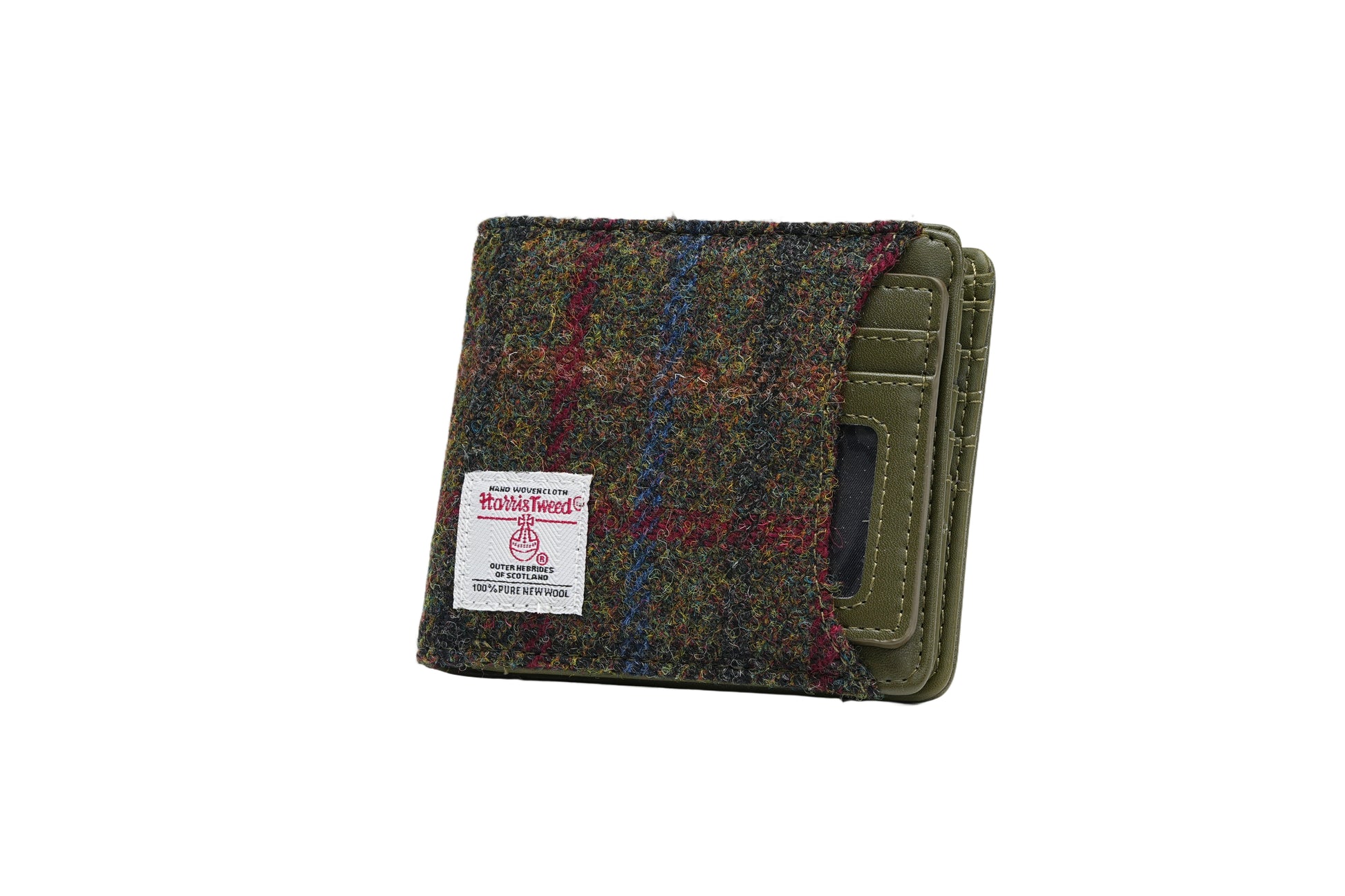 Raebury Harris Tweed Bifold Wallet With ID Holder