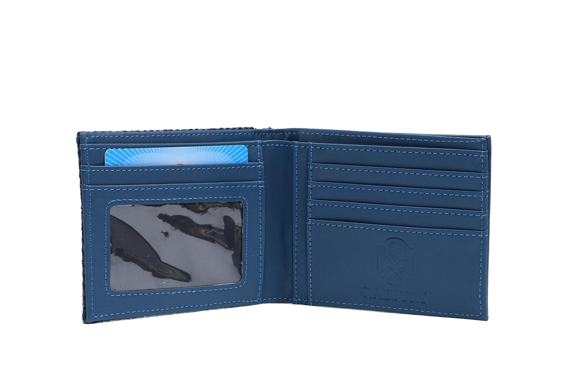 Raebury Harris Tweed Bifold Wallet